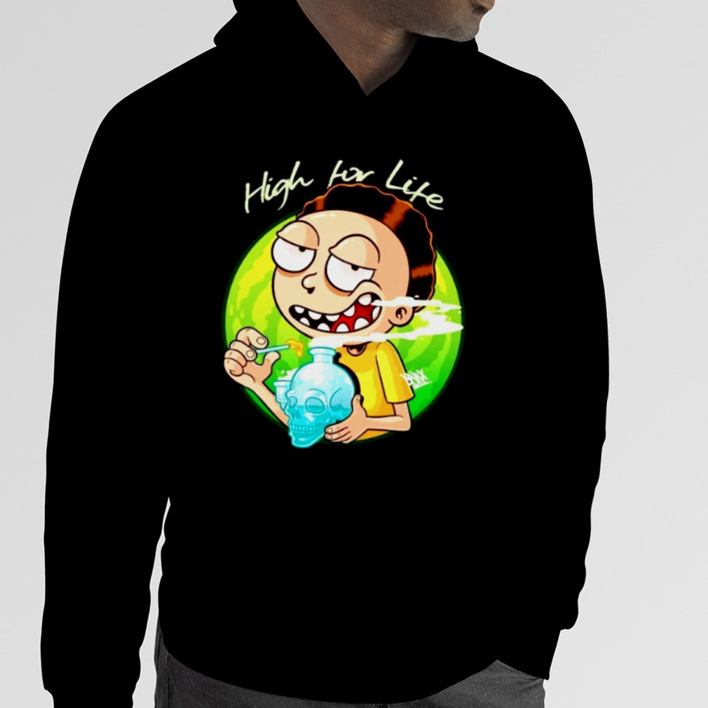 Morty High For Life Hoodie