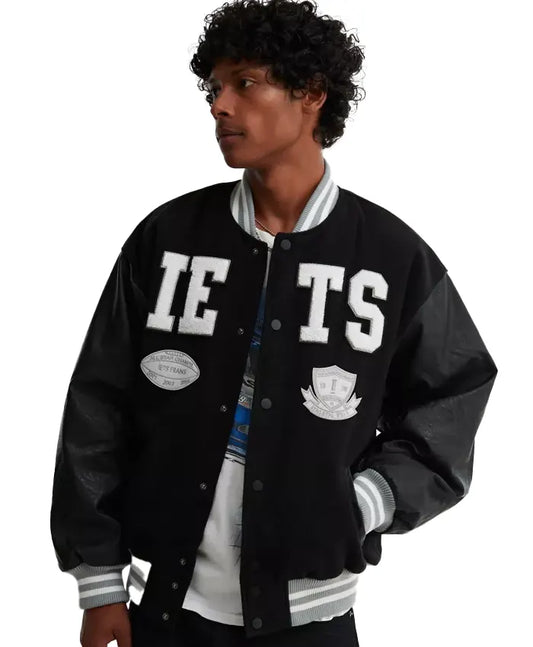 Recreated - Iets Frans Logo Varsity Jacket  - Recreated