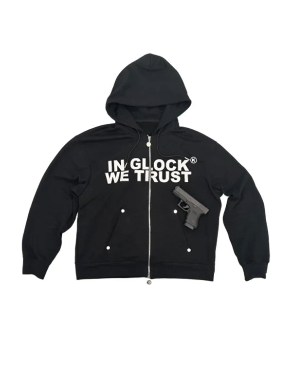 In Glock We Trust Zip-Up Hoodie