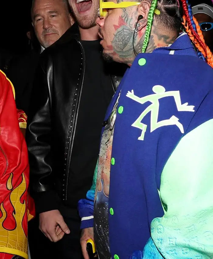 6ix9ine Jake Paul vs Anthony Joshua Varsity Jacket  - Recreated