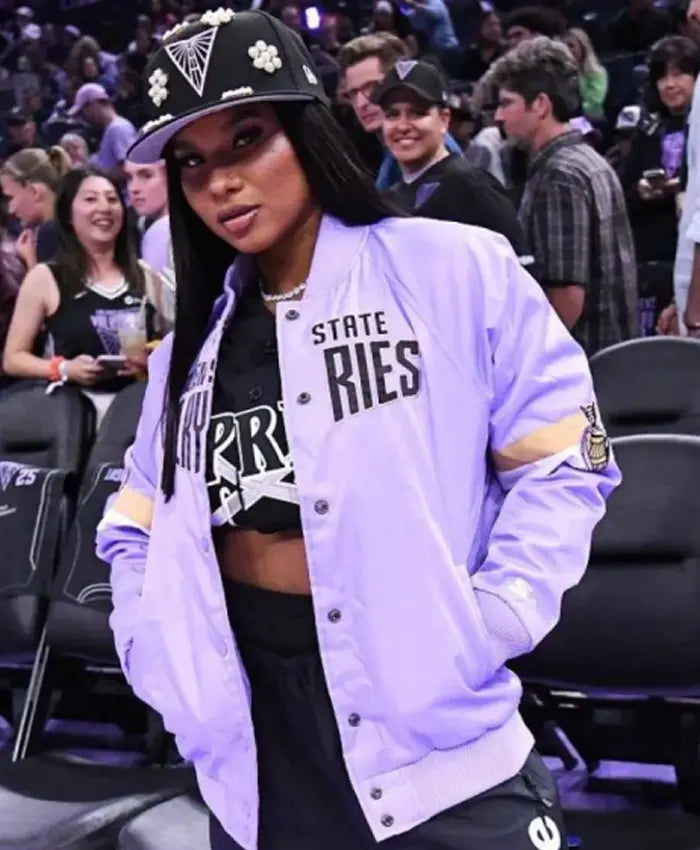 Jordan Chiles Wings v Valkyries Jacket  - Recreated