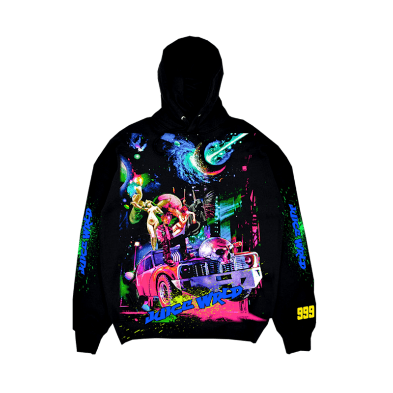 Vlone x Juice WRLD Fighting Demons White Hoodie