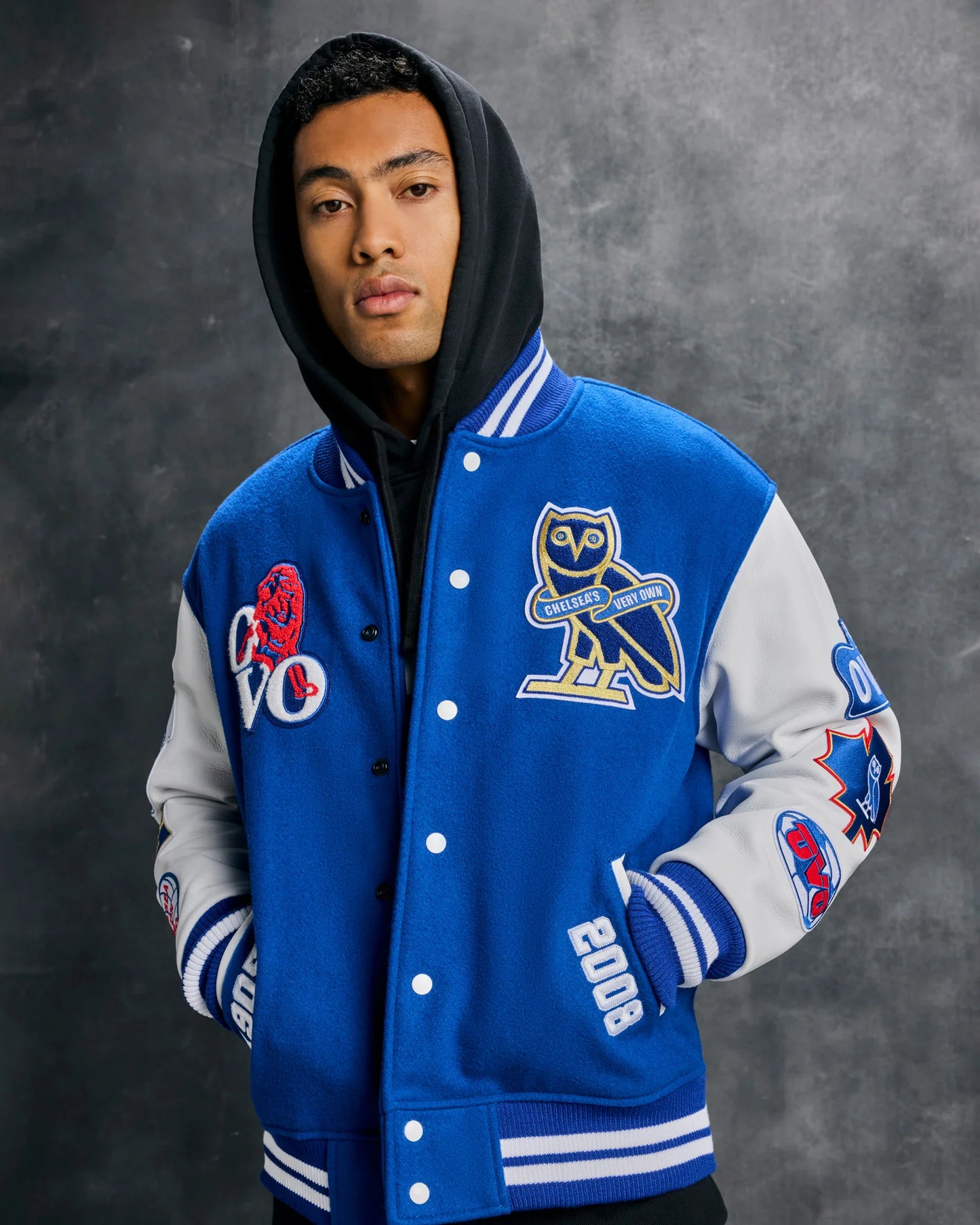 Recreated - Chelsea FC OVO Varsity Jacket  - Recreated