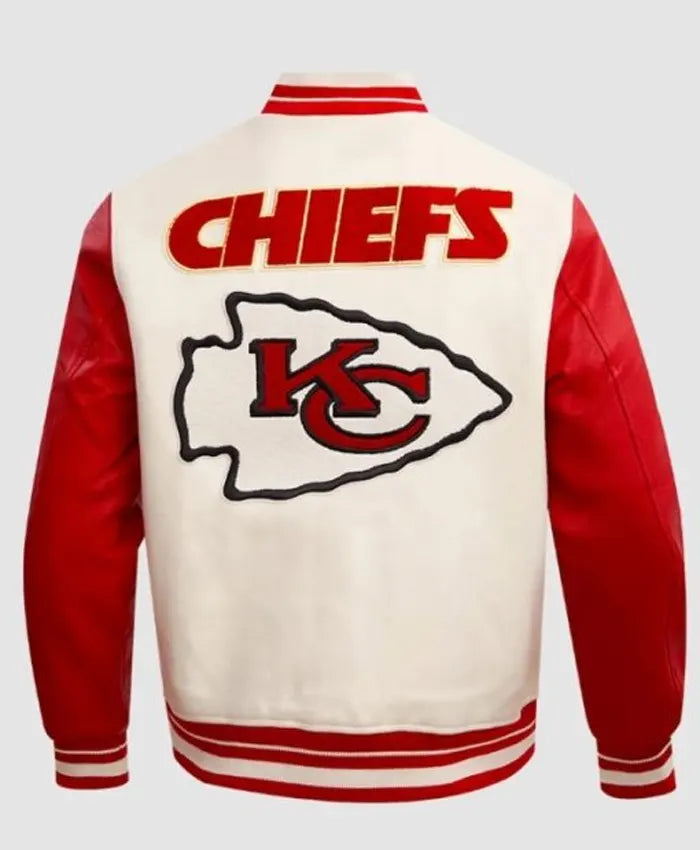 KC Chiefs Retro Classic Letterman Varsity Jacket  - Recreated
