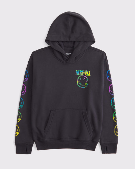 Nirvana Graphic Popover Hoodie