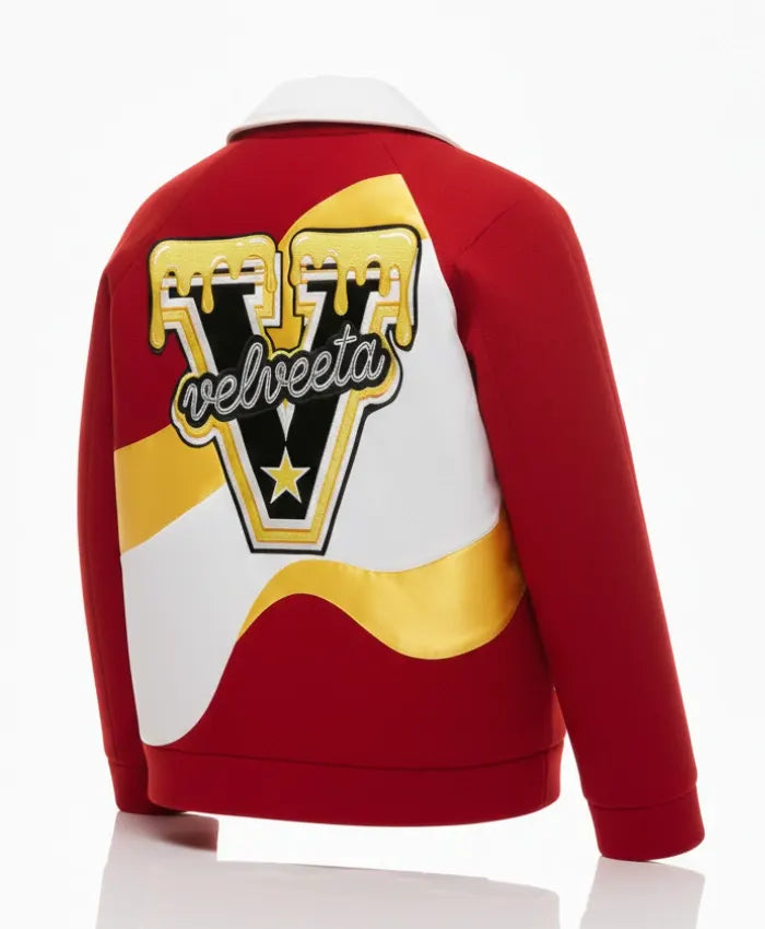 Kevin Leonel X Velveeta Varsity Jacket  - Recreated