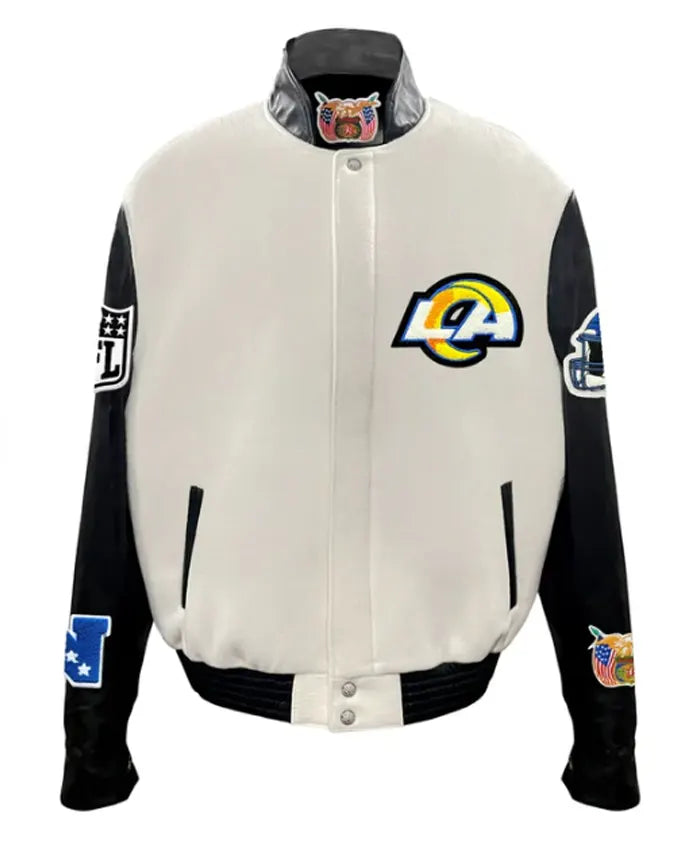 LOS ANGELES RAMS VARSITY JACKET  - Recreated