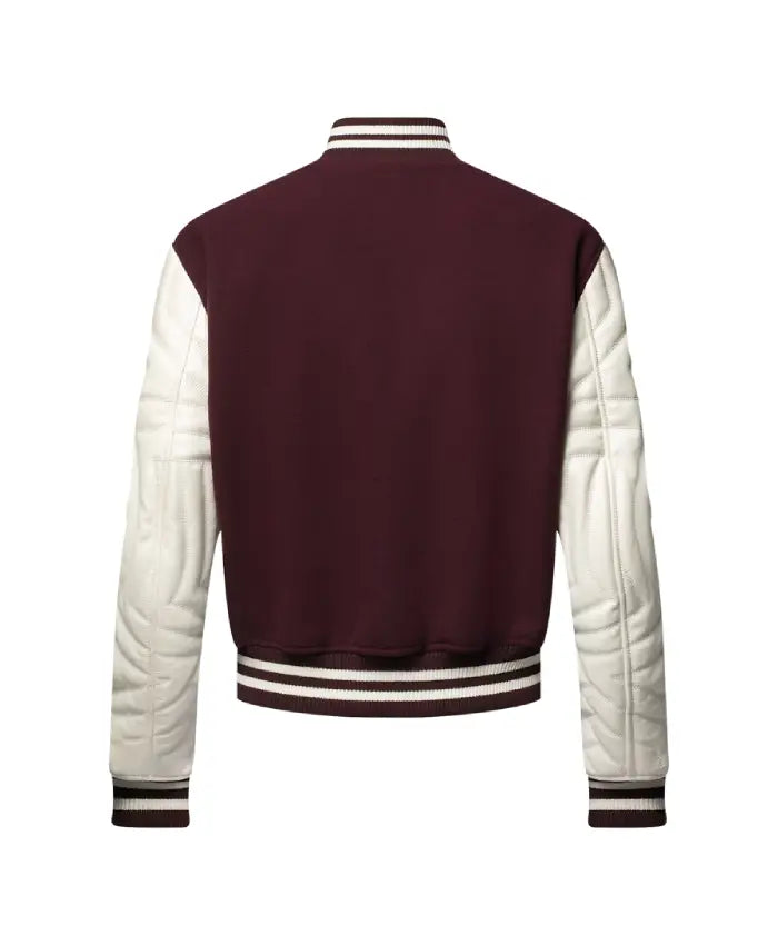 LV Calfskin Varsity Jacket  - Recreated