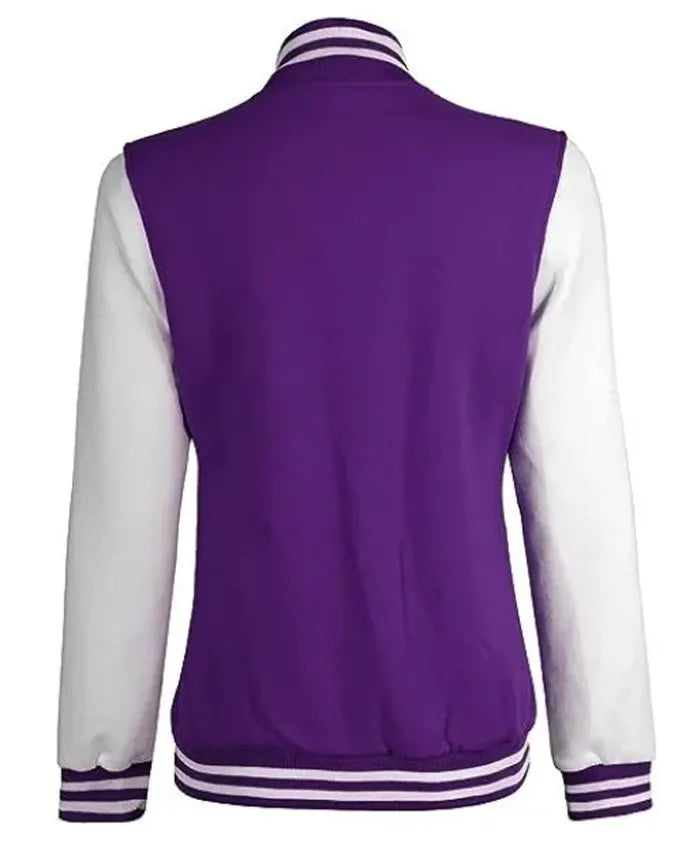 Lilac Varsity Jacket  - Recreated