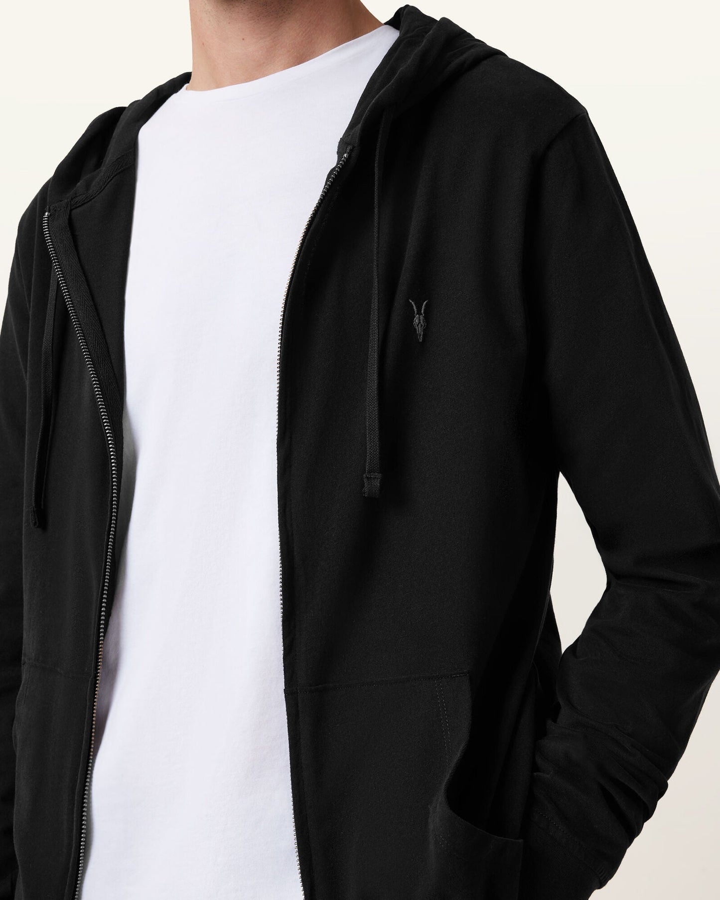 All Saints Zip-Up Hoodie