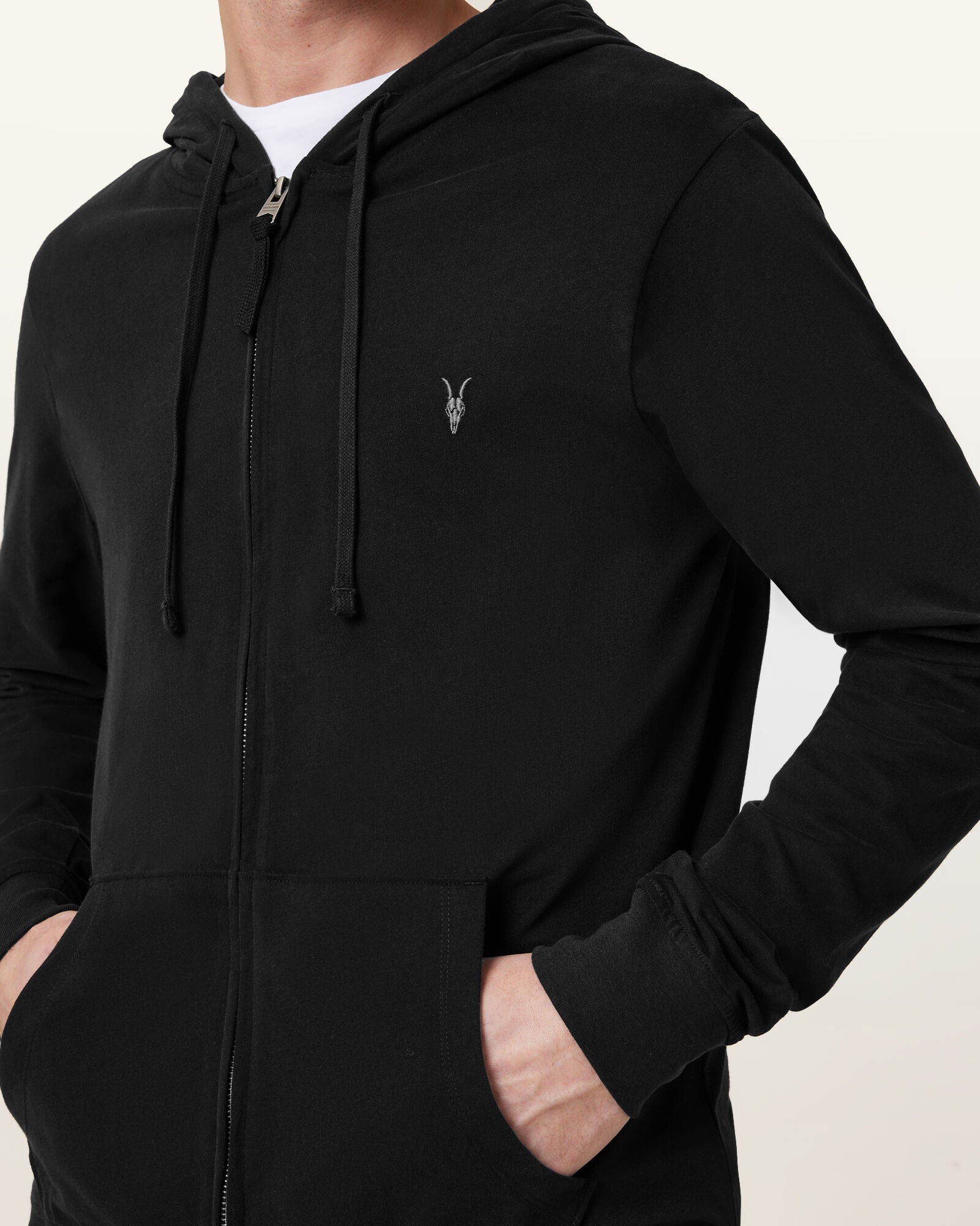 All Saints Zip-Up Hoodie