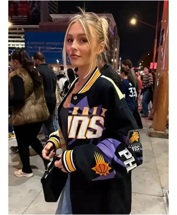 Madison Nelson Phoenix Suns Split All Over Jacket  - Recreated