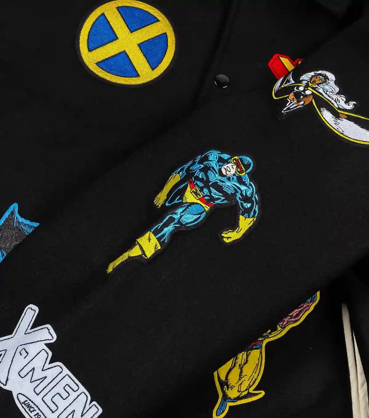 Marvel Team X Men Black Varsity Jacket  - Recreated