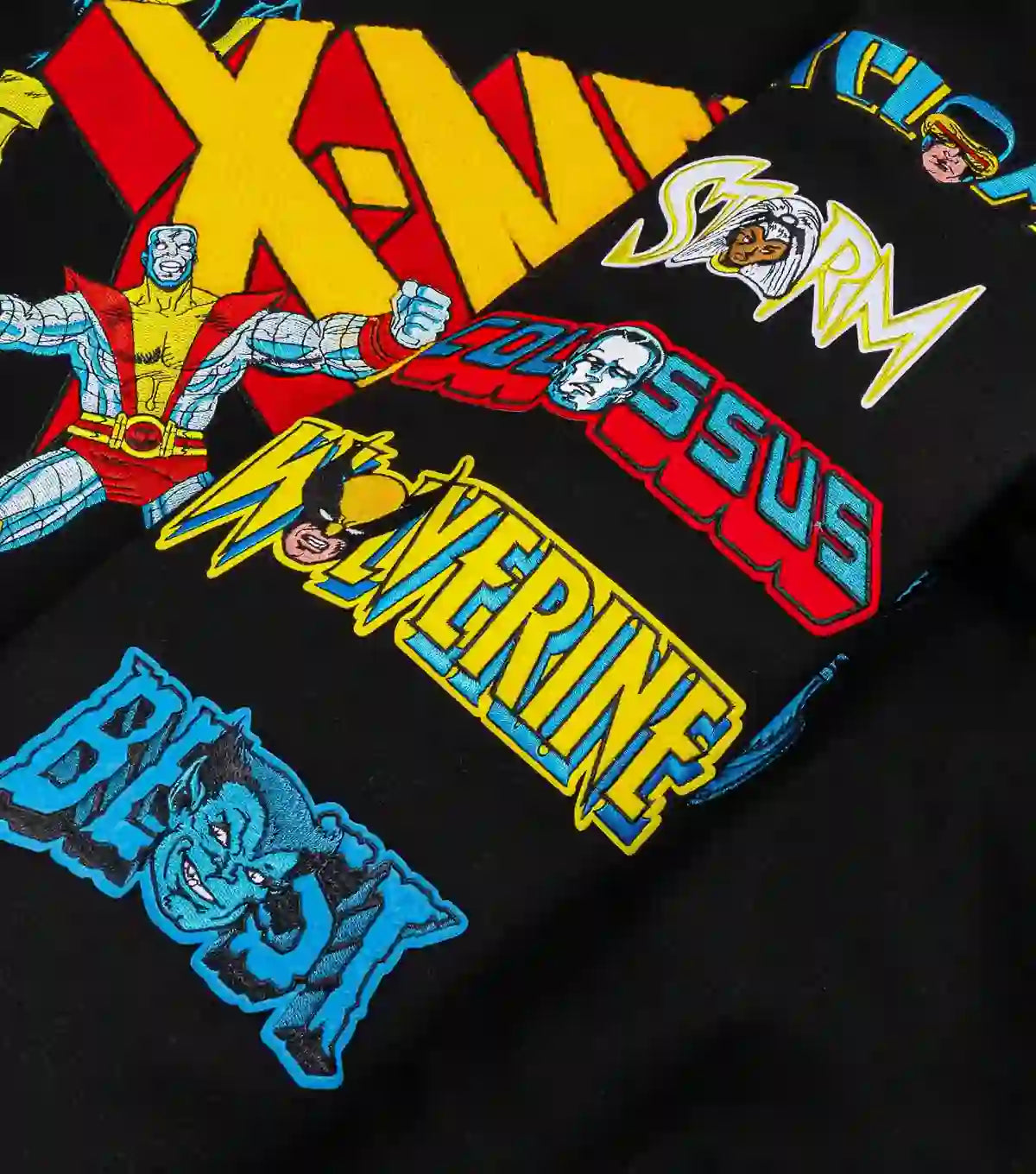 Marvel Team X Men Black Varsity Jacket  - Recreated