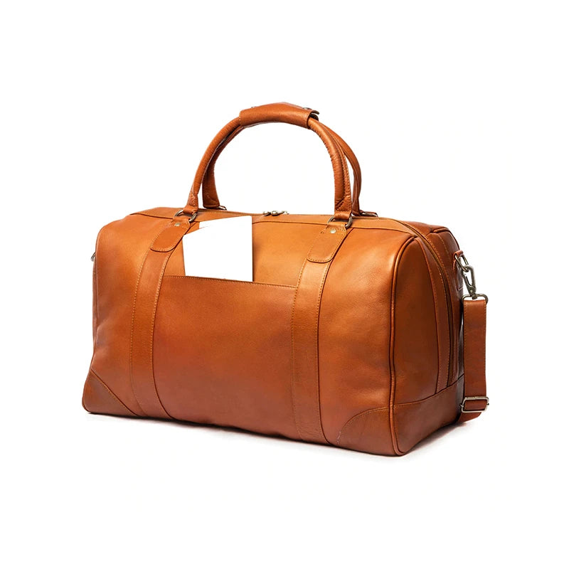 Men’s Carry-On Tan Duffle Bag For Traveling