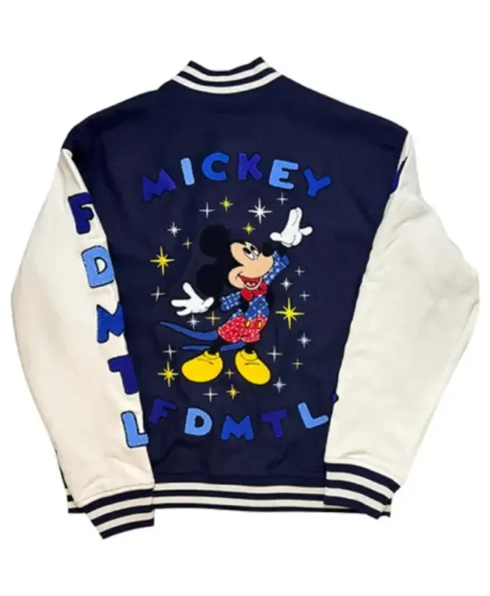 Mickey Baseball Varsity Jacket  - Recreated