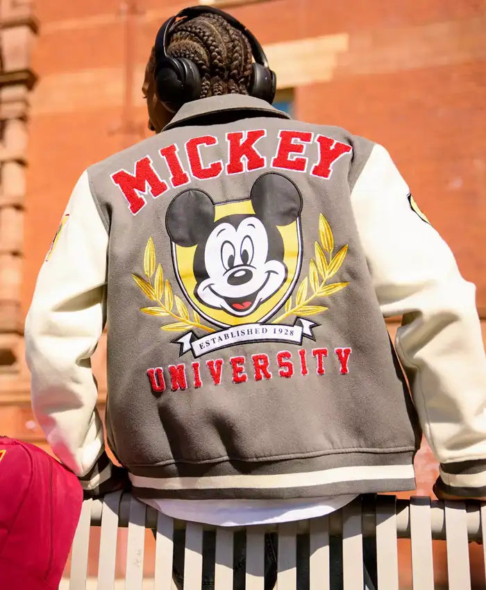 Disney x Micky Mouse Varsity Jacket  - Recreated