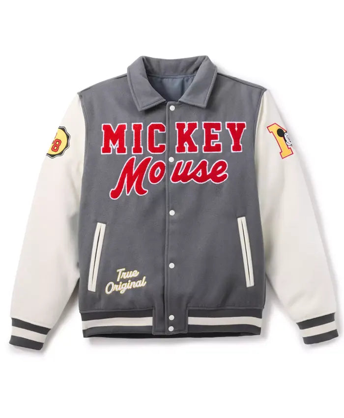 Disney x Micky Mouse Varsity Jacket  - Recreated
