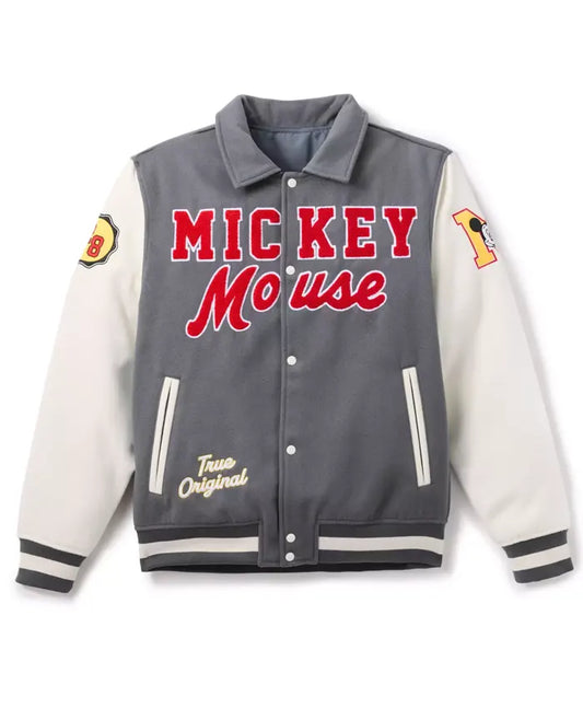 Disney x Micky Mouse Varsity Jacket  - Recreated
