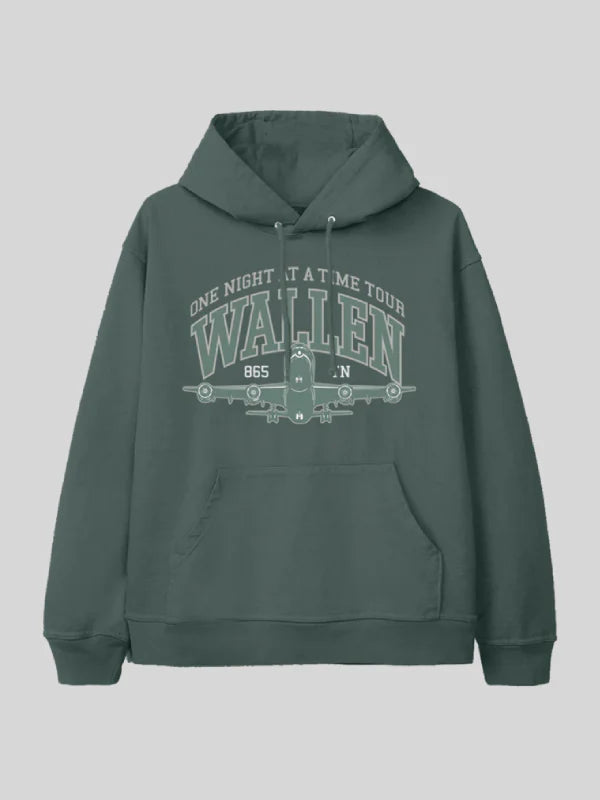 Morgan Wallen One Night At A Time Green Tour Hoodie