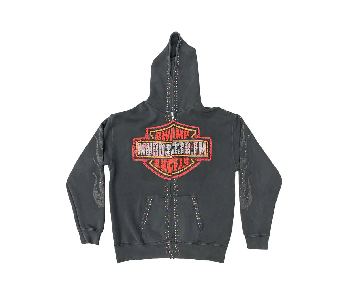 Bloody Osiris Murd333r Rhinestone Hoodie