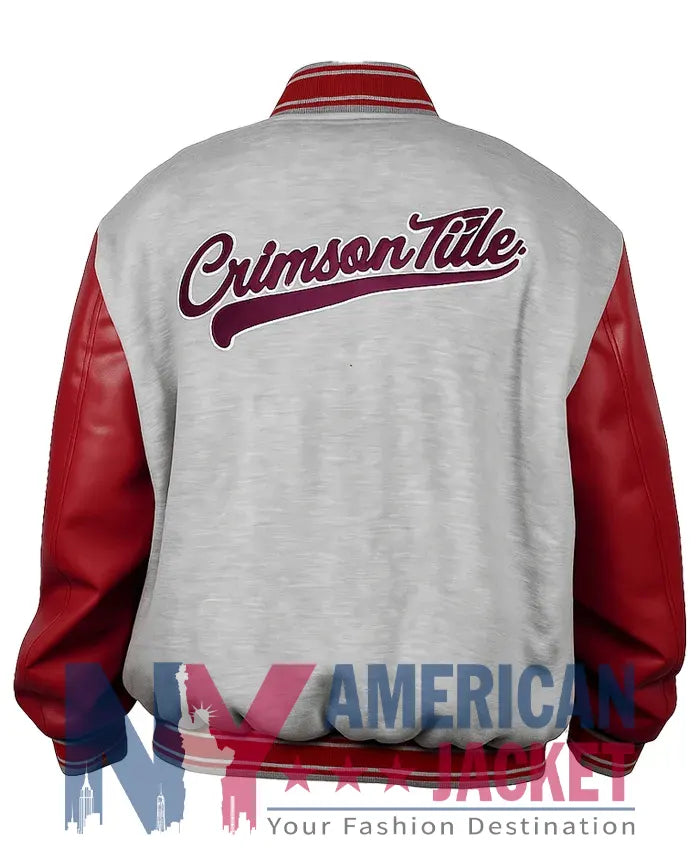 NCAA Alabama Crimson Tide OVO Letterman Jacket  - Recreated
