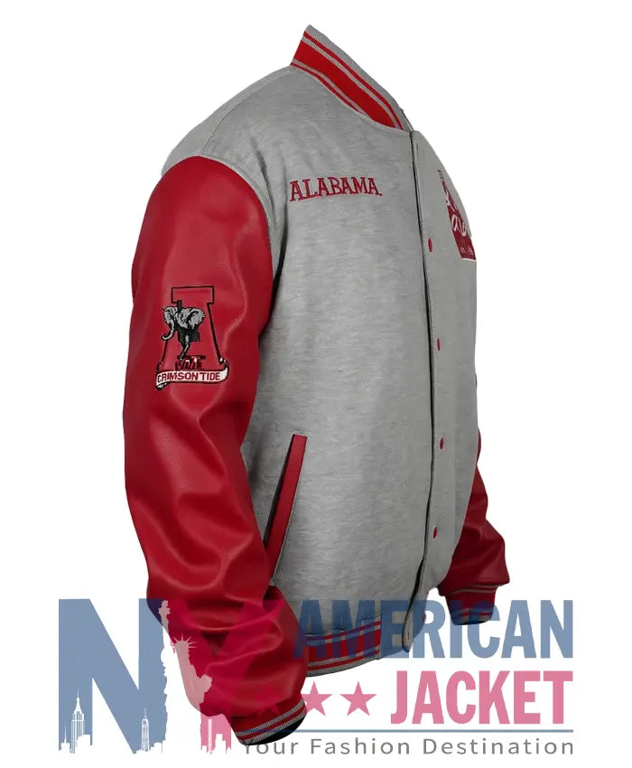 NCAA Alabama Crimson Tide OVO Letterman Jacket  - Recreated