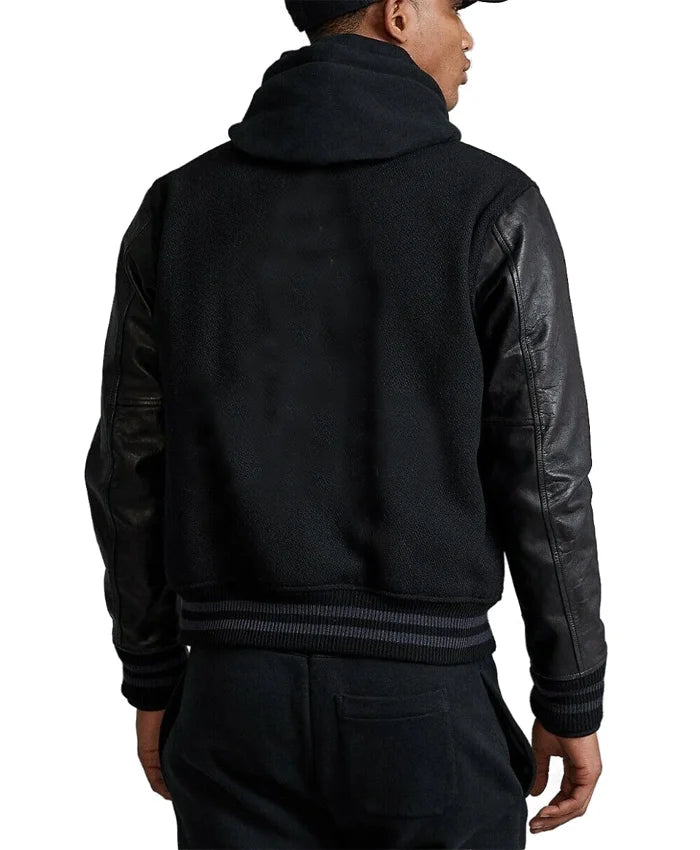 NY Yankees Baseball Black Bomber Jacket