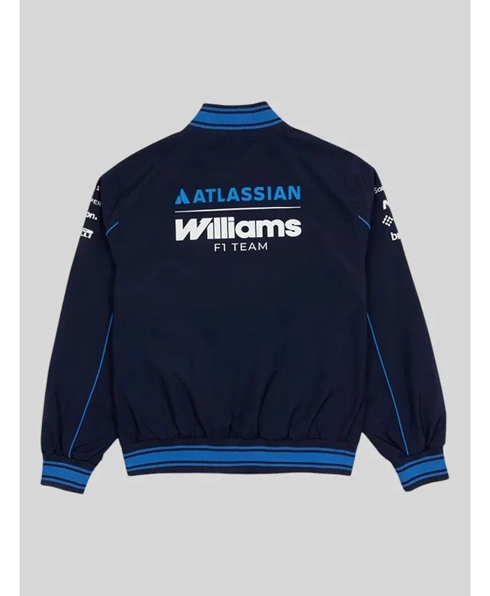 New Era x Atlassian Williams F1 Team Varsity Jacket  - Recreated