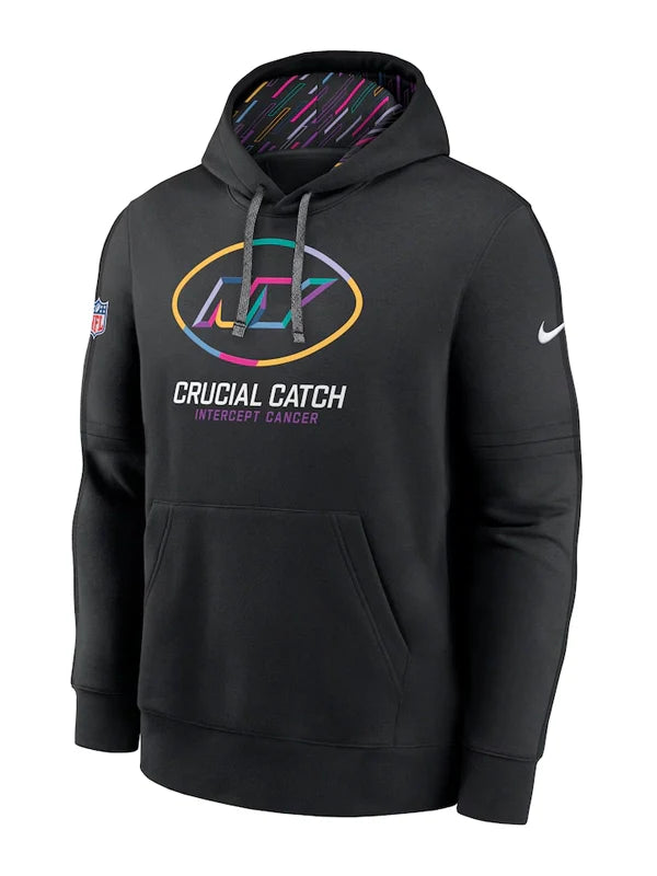 New York Jets Crucial Catch Club Hoodie