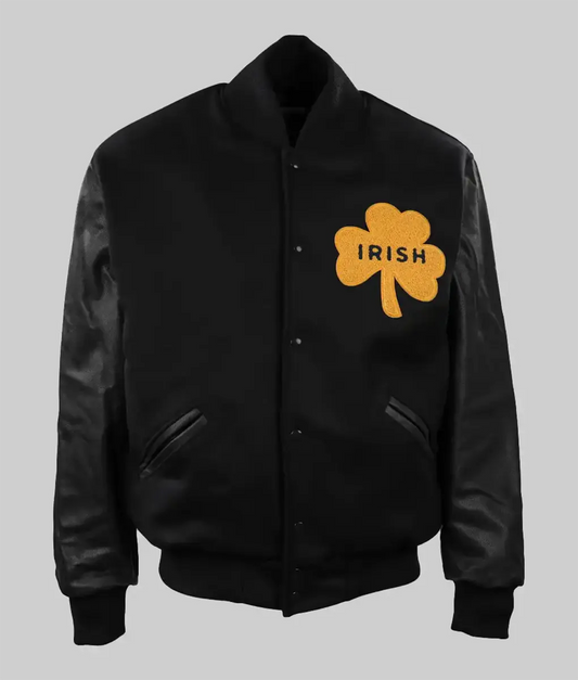 Notre Dame Rudy Irish Varsity Jacket
