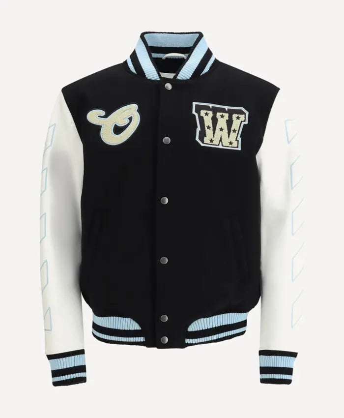 OFF-White Star Logo Varsity Jacket  - Recreated
