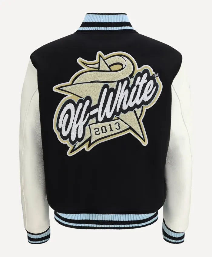 OFF-White Star Logo Varsity Jacket  - Recreated