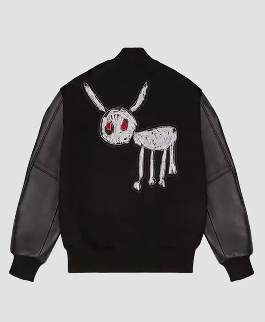 For All The Dogs Varsity Jacket - Recreated