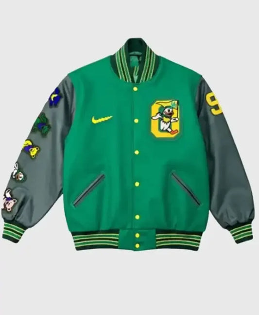 Oregon Grateful Ducks Letterman Jacket  - Recreated