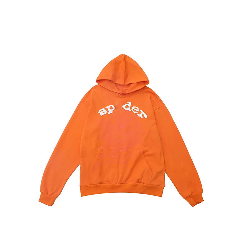 Orange Spider Hoodie