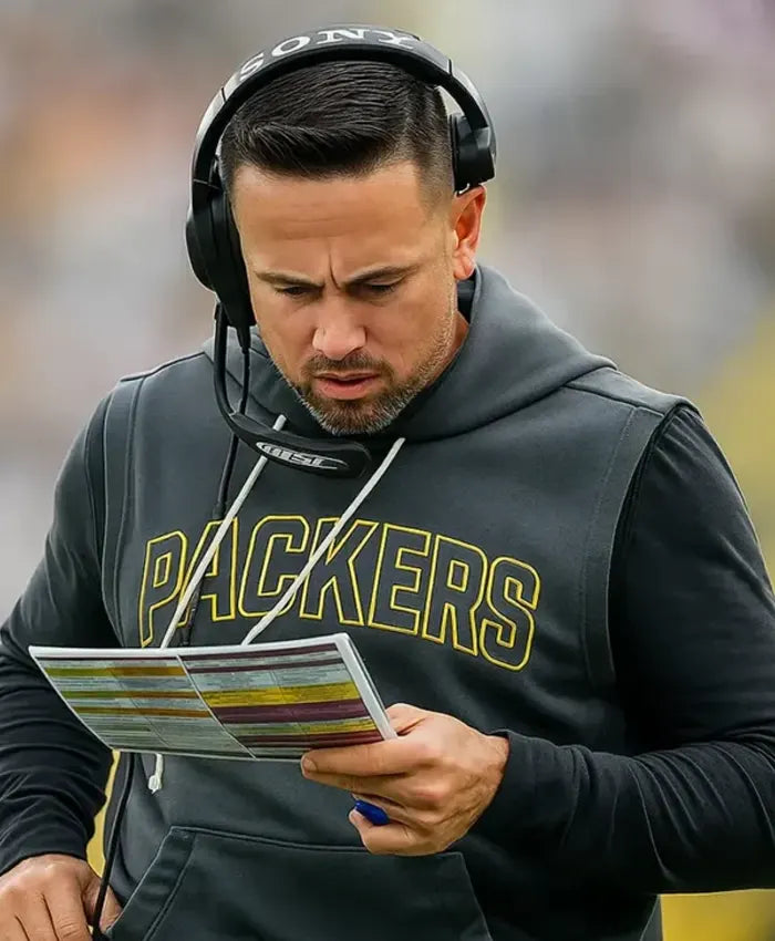 Packers Matt Lafleur Grey Fleece Hoodie  - Recreated  - Recreated