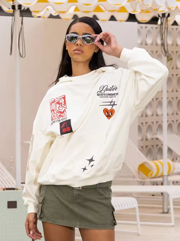 Loiter Patchwork Hoodie