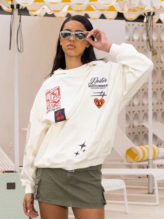 Loiter Patchwork Hoodie