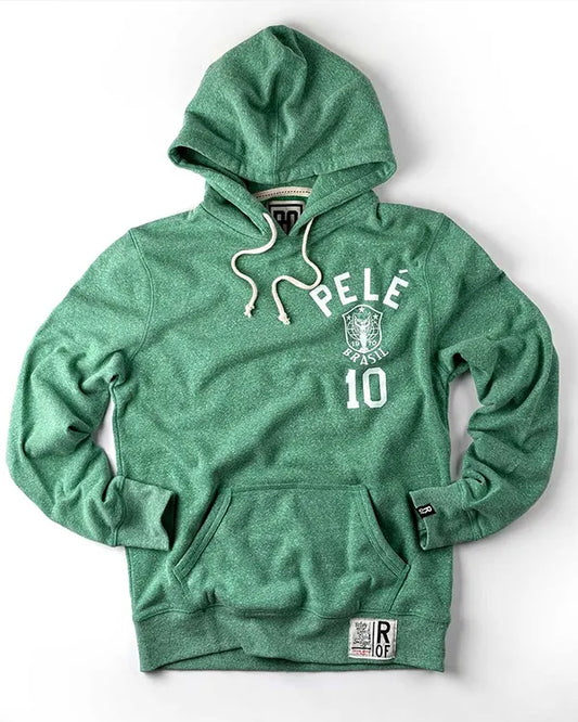 Pel’ Brasil 10 Green Hoodie