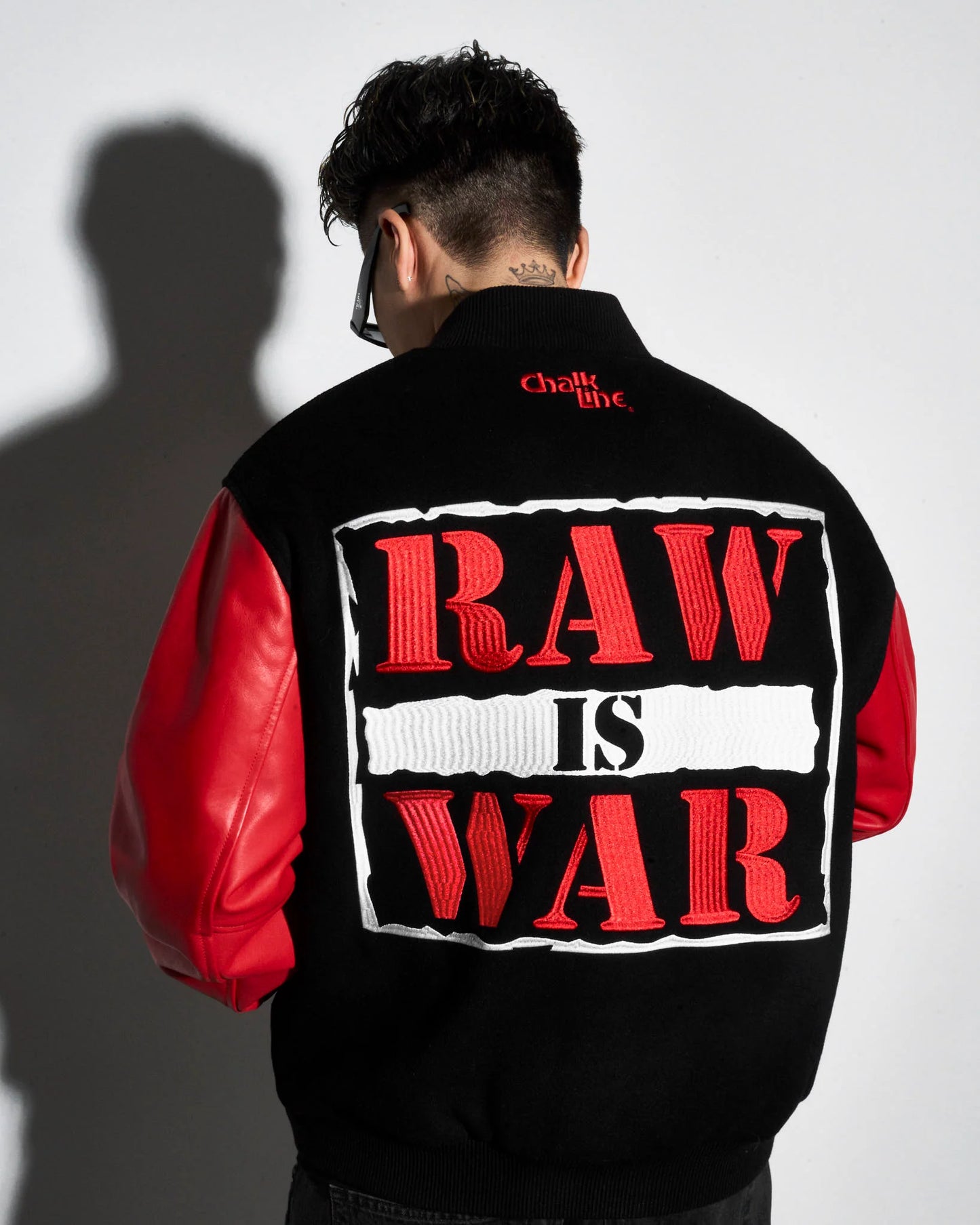 Raw is War Letterman Varsity Jacket  - Recreated