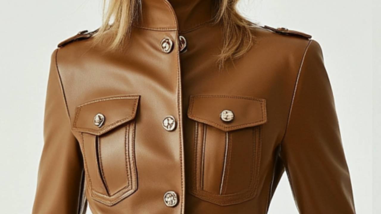 Rosie Leather Brown Jacket - Women Leather Jacket Brown