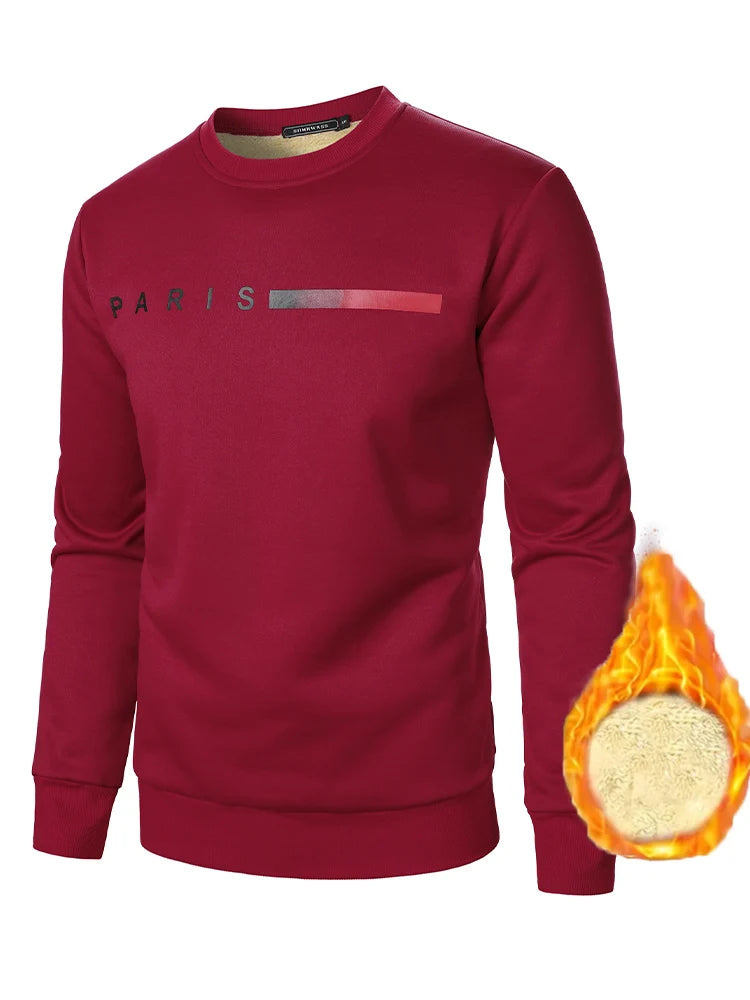 Cashmere round neck men's winter thick cashmere under a warm cashmere