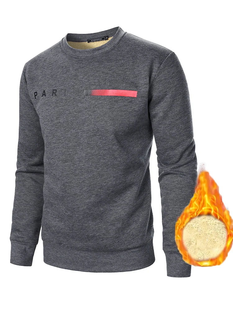 Cashmere round neck men's winter thick cashmere under a warm cashmere