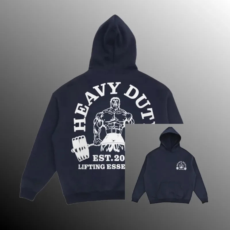 Wake The Beast Printed Men's and Women's Cotton Hoodies Without Drawstring Loose Warm Sweater Long Sleeve Plush Pullover