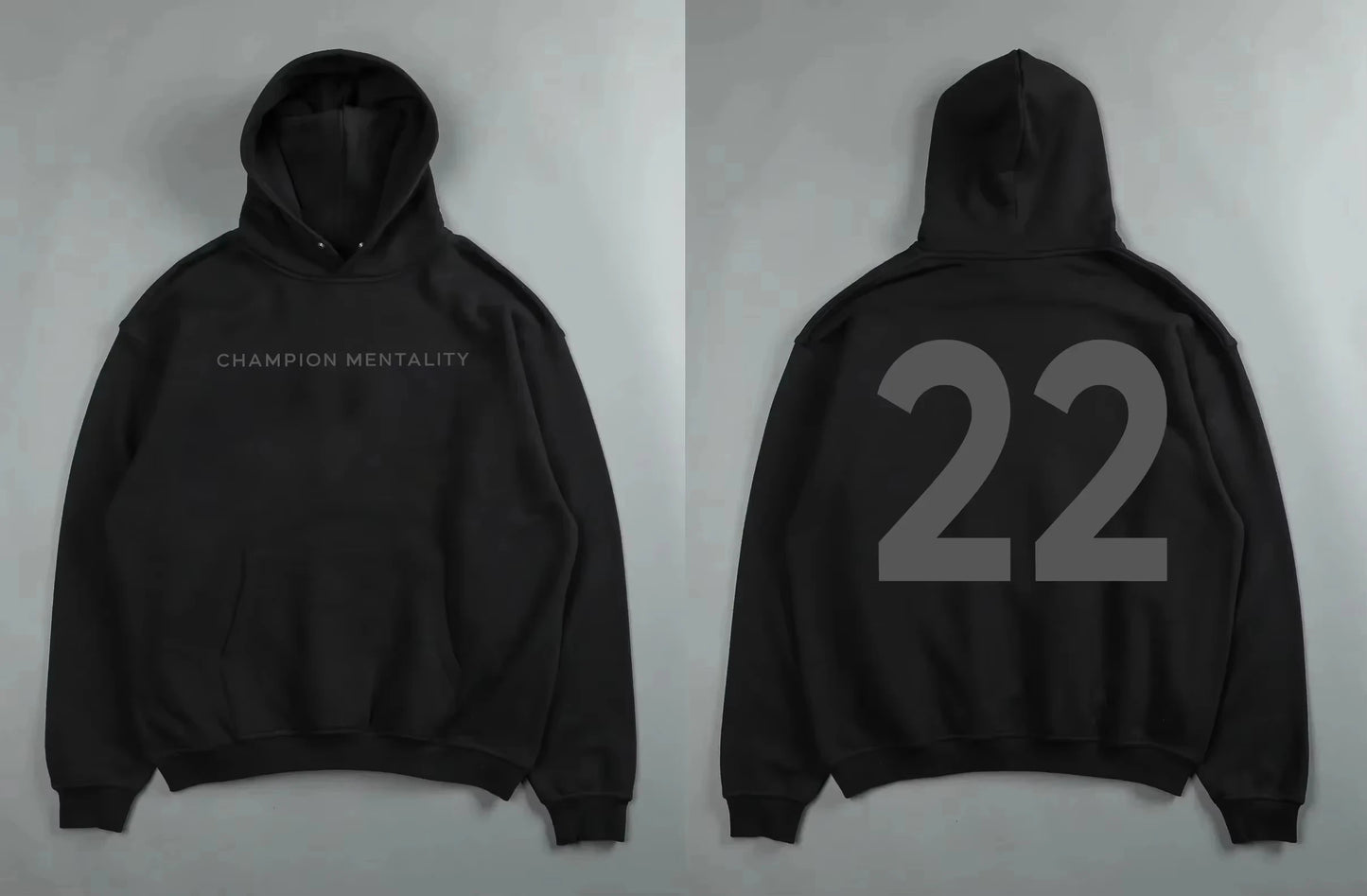 Wake The Beast Printed Men's and Women's Cotton Hoodies Without Drawstring Loose Warm Sweater Long Sleeve Plush Pullover