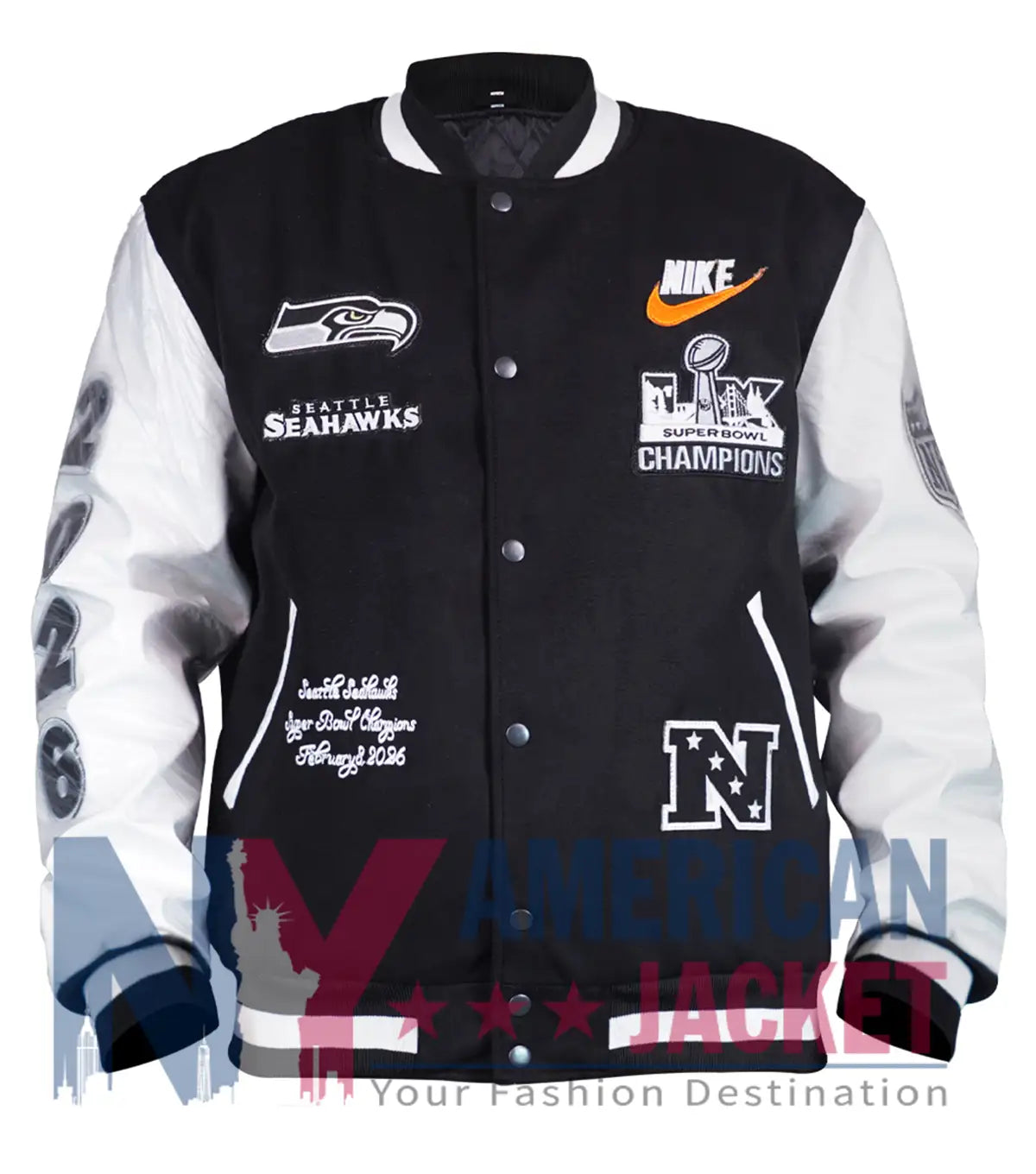 Mike Macdonald Seattle Seahawks Super Bowl LX Jacket  - Recreated