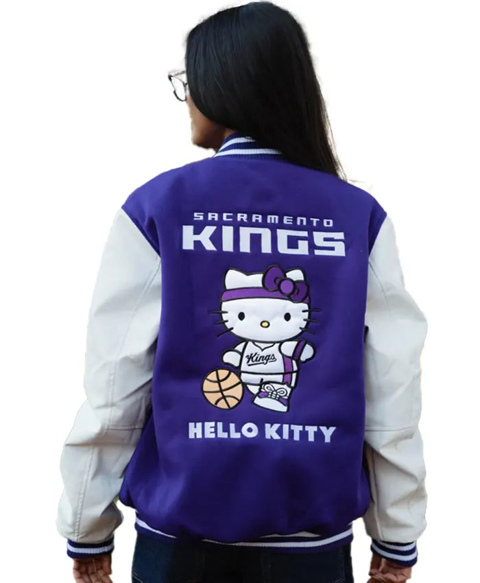 Disney x Hello Kitty Varsity Jacket  - Recreated