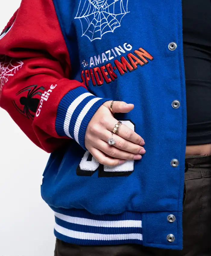 Spider Man Varsity Jacket  - Recreated