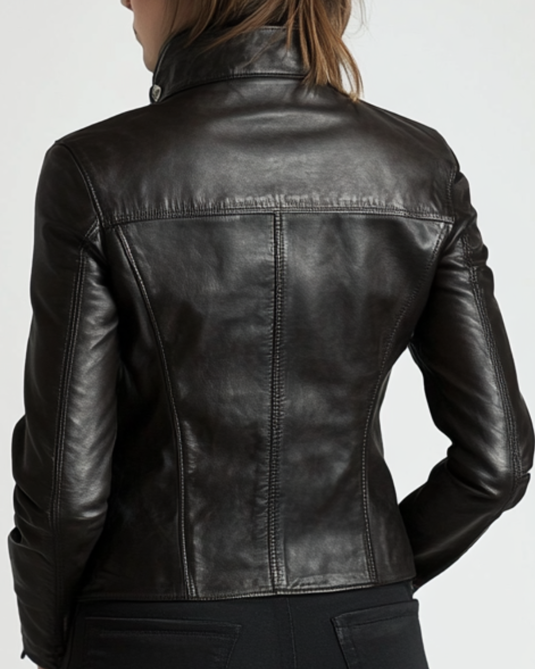 Sienna Leather Black Jacket - Women Leather Jacket Black